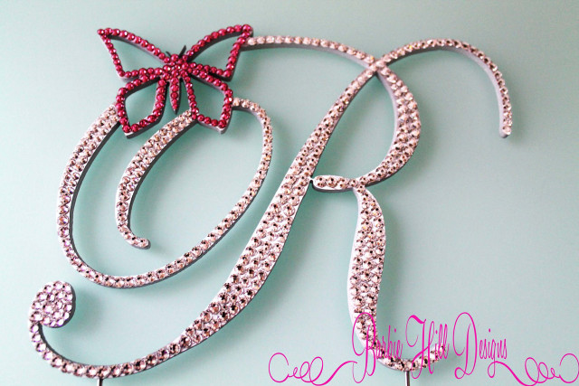 Pink white cake bow name free wallpaper for desktop - medium preview image