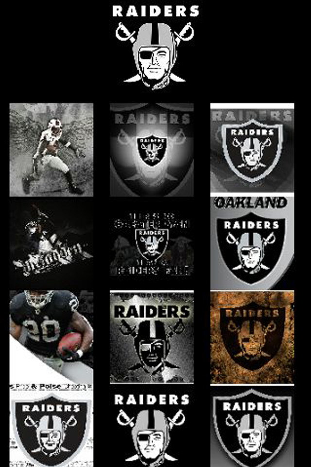 Oakland football team logos uniforms free wallpaper for mobile - medium preview image