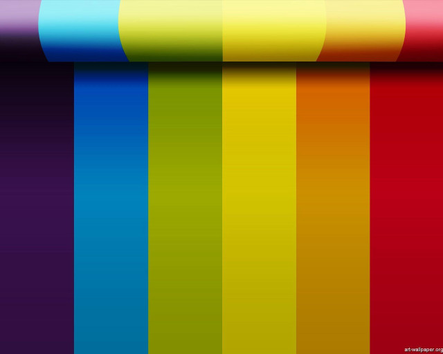 Rainbow colored background shadow wall free wallpaper for desktop - medium preview image