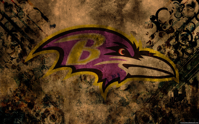 Baltimore football logo grungy wall free wallpaper for desktop - medium preview image