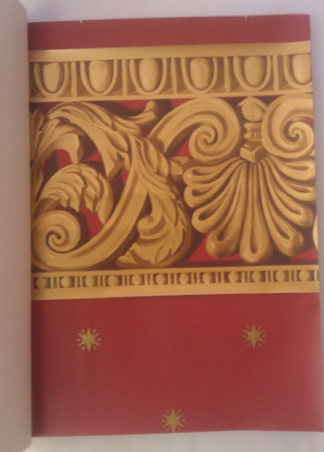 Red gold wall hanging decorative free wallpaper for mobile - medium preview image