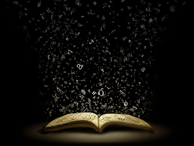Open book musical notes black free wallpaper for desktop - medium preview image