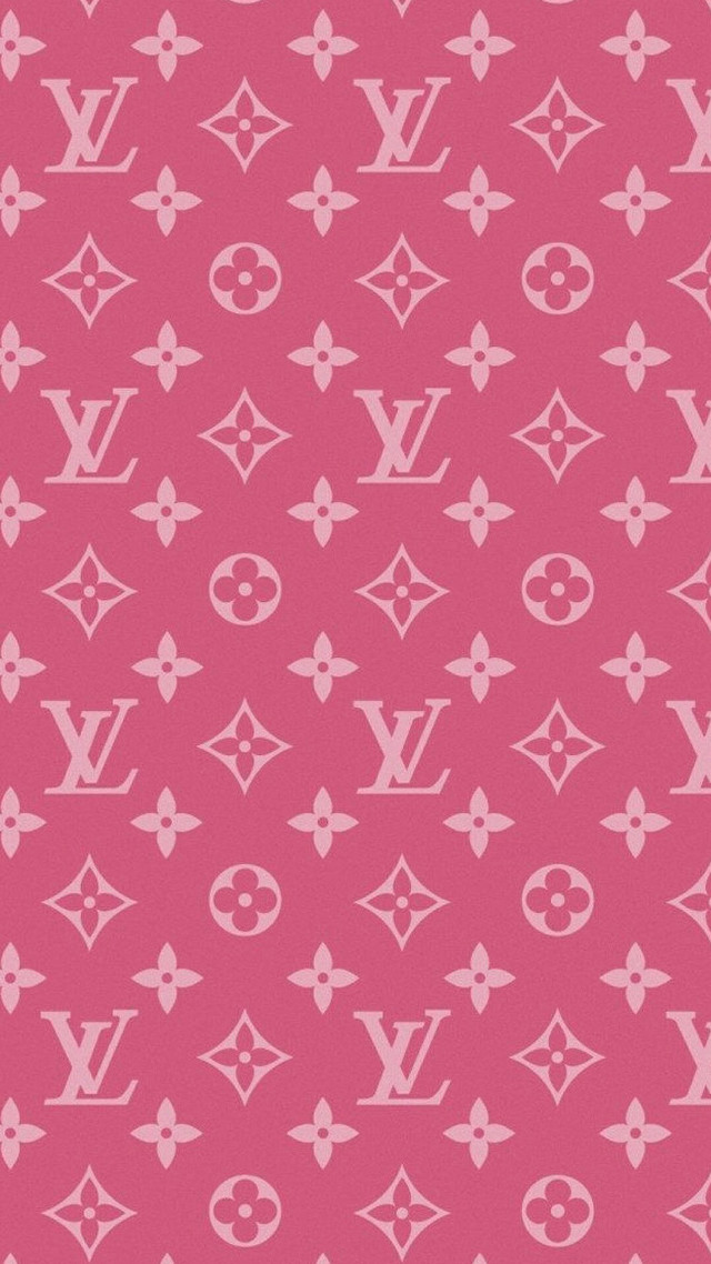 Pink background louis vuitton monogrammed free wallpaper for mobile - medium preview image