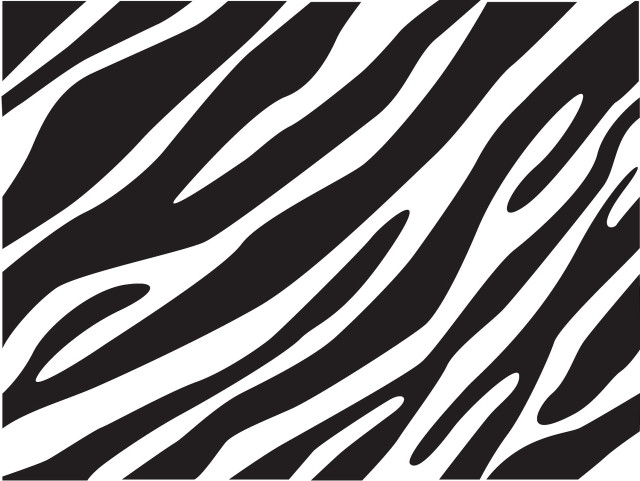 Zebra print pattern black white #2 free wallpaper for desktop - medium preview image