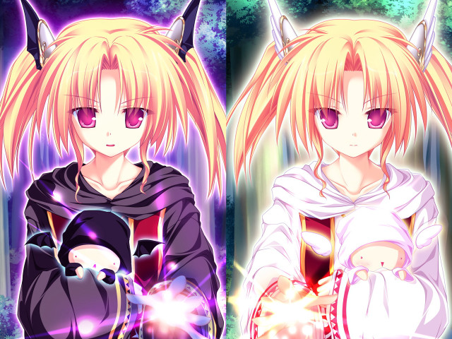 Anime characters horns cat ears free wallpaper for desktop - medium preview image