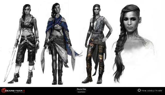 Women armor group white black free wallpaper for desktop - medium preview image