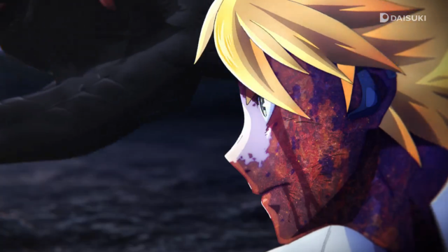 Blonde man cat purple face free wallpaper for desktop - medium preview image