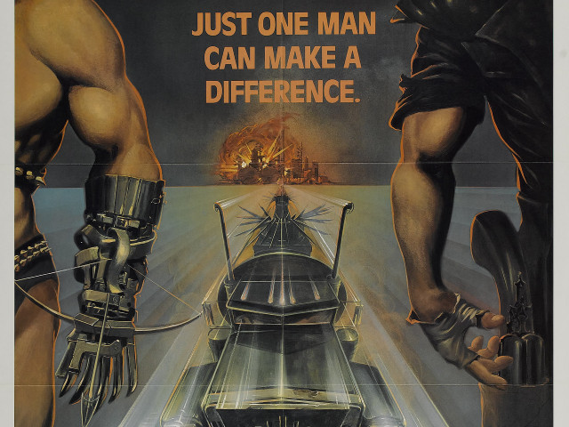 Sci fi movie poster muscular free wallpaper for desktop - medium preview image