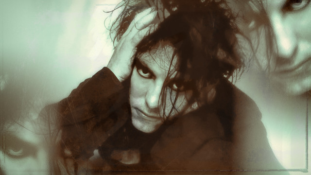 Man long hair serious head free wallpaper for desktop - medium preview image