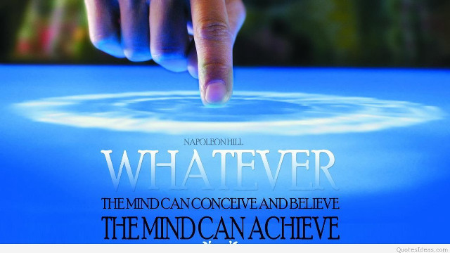 Person pointing blue object quote free wallpaper for desktop - medium preview image