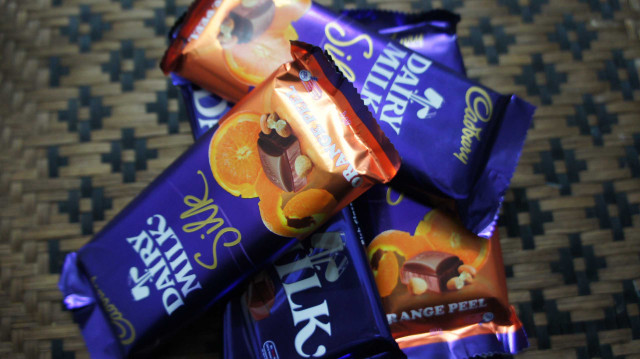 Chocolate bars pile table woven free wallpaper for desktop - medium preview image