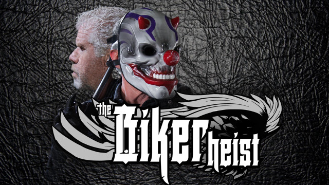 Creepy mask man biker beast free wallpaper for desktop - medium preview image