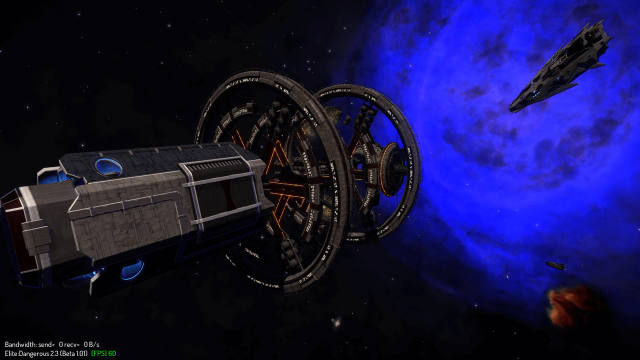 Space station shuttle aurora milkyway #2 free wallpaper for desktop - medium preview image