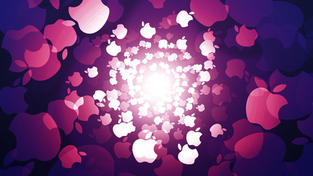 Pink purple hearts light shining free wallpaper for desktop - medium preview image