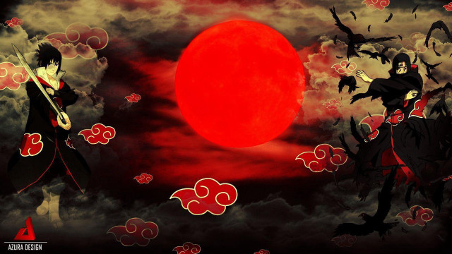 Group red moon bats flying free wallpaper for desktop - medium preview image