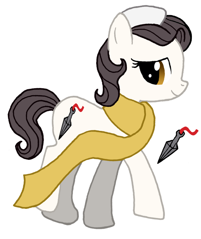 Cartoon white pony yellow cape free wallpaper for mobile - medium preview image