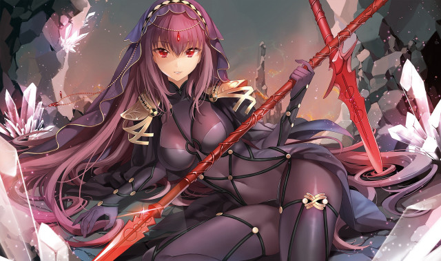 Aya goda sword purple red free wallpaper for desktop - medium preview image