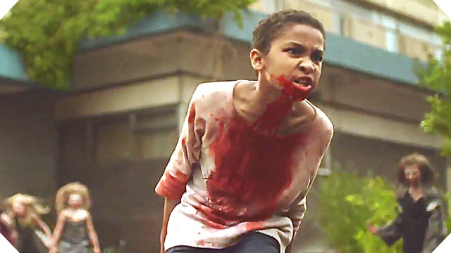 Young boy blood face hands free wallpaper for desktop - medium preview image