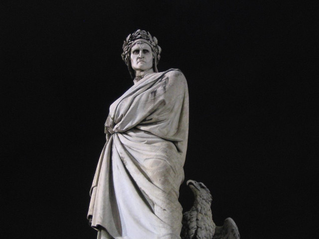 Statue woman bird shoulder black free wallpaper for desktop - medium preview image