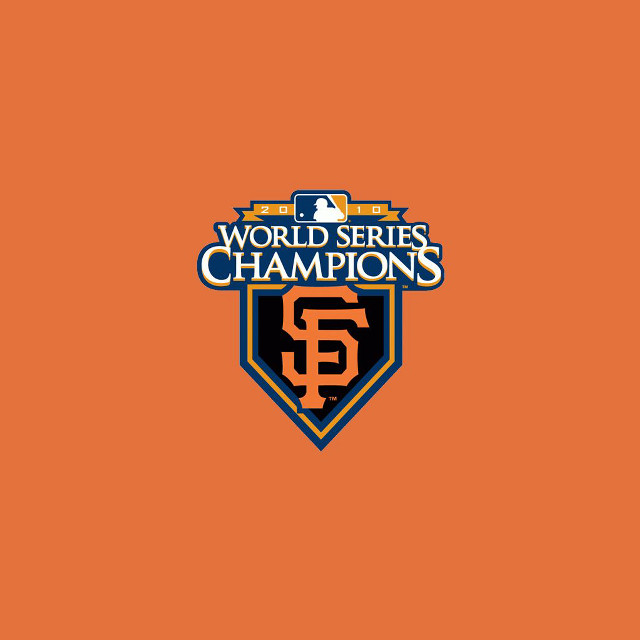 San francisco giants logo orange free wallpaper for tablet - medium preview image