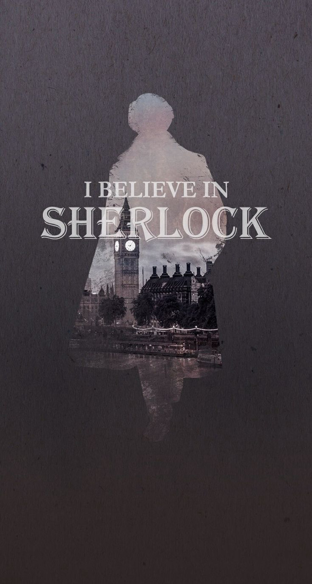 Sherlock poster person building analytical free wallpaper for mobile - medium preview image