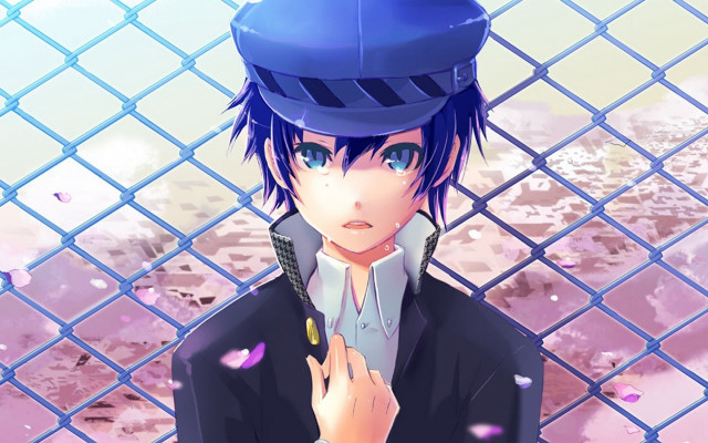 Man blue hat black jacket free wallpaper for desktop - medium preview image