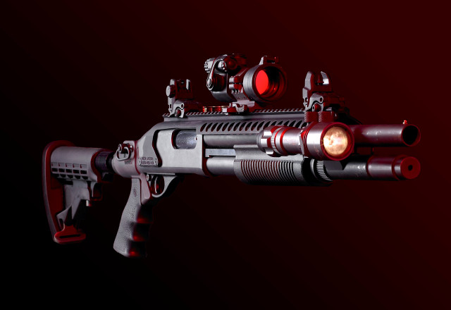 Gun red light barrel cobra free wallpaper for desktop - medium preview image