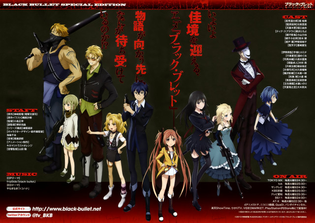 Anime characters group black background #3 free wallpaper for desktop - medium preview image