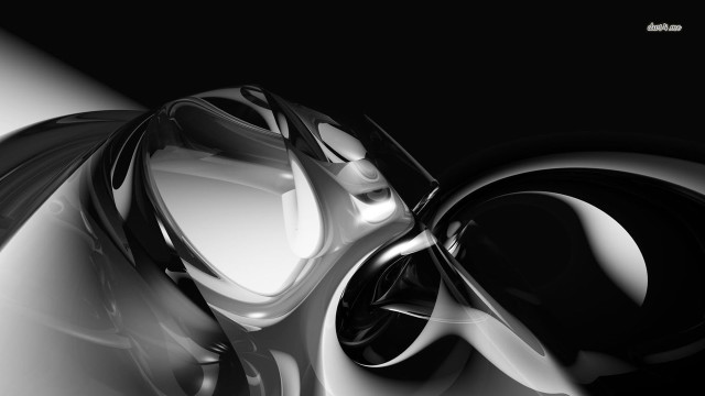 Futuristic black white photo background free wallpaper for desktop - medium preview image