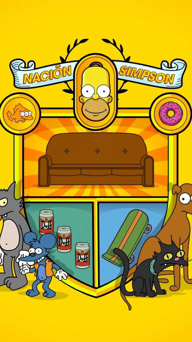 Cartoon bedroom couch animals cat free wallpaper for mobile - medium preview image