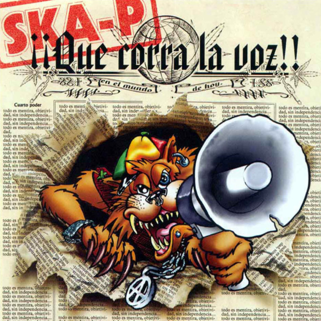 Tiger megaphone breaking newspaper skap free wallpaper for tablet - medium preview image