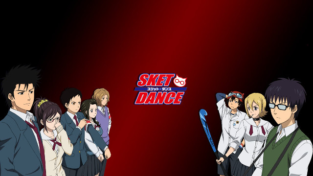 Group people red background sket free wallpaper for desktop - medium preview image