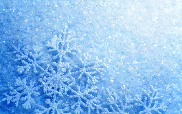 Snowflake blue background white snowflakes free wallpaper for desktop - medium preview image