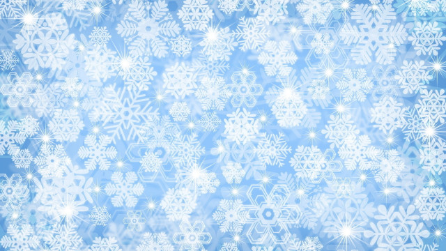Blue white background snowflakes sides free wallpaper for desktop - medium preview image