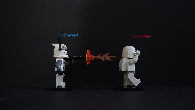 Lego figures red light black free wallpaper for desktop - medium preview image