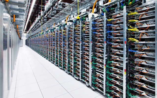 Server room cityscape ferriswheel bridge free wallpaper for desktop - medium preview image