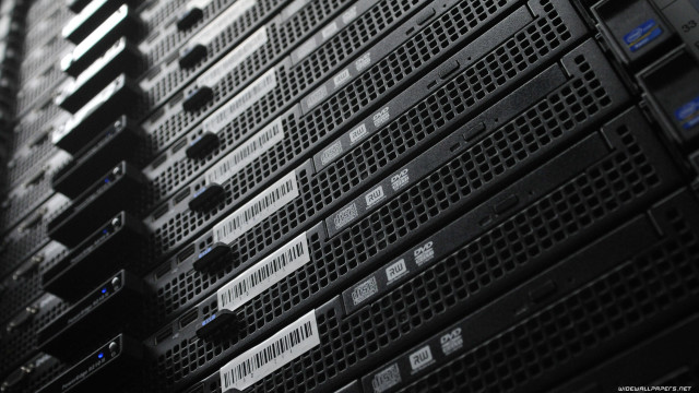 Servers stack room clock group free wallpaper for desktop - medium preview image