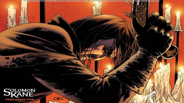 Gothic knife wall candles clock free wallpaper for desktop - medium preview image