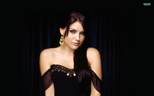 Woman black dress posing picture #3 free wallpaper for desktop - medium preview image