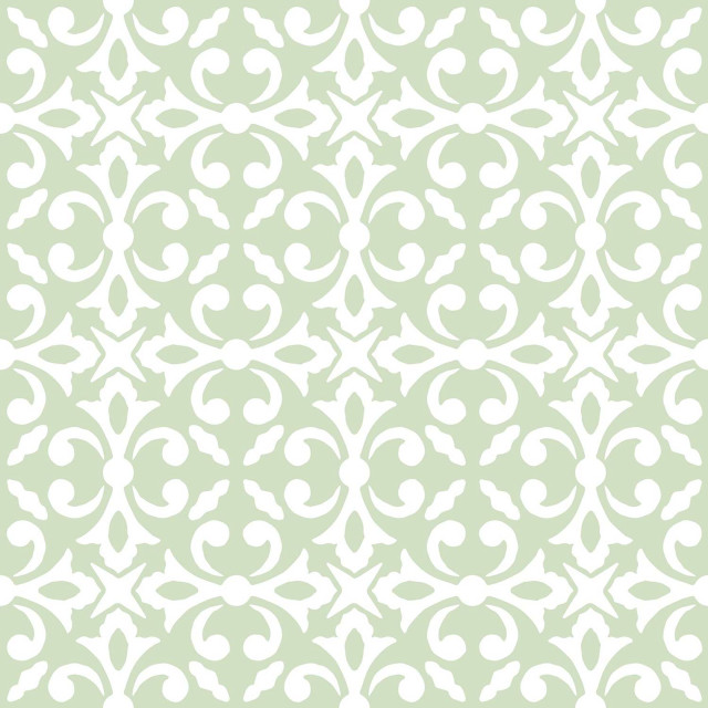 Green white pattern white background free wallpaper for tablet - medium preview image