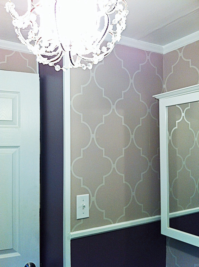 Bathroom chandelier mirror sink door free wallpaper for mobile - medium preview image