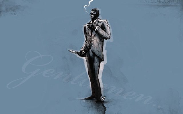 Man suit smoking cigarette lighter free wallpaper for desktop - medium preview image