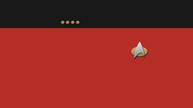 Star trek logo red background free wallpaper for desktop - medium preview image