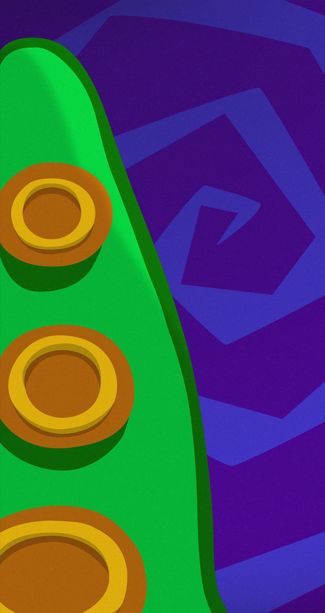 Green yellow circles blue purple free wallpaper for mobile - medium preview image