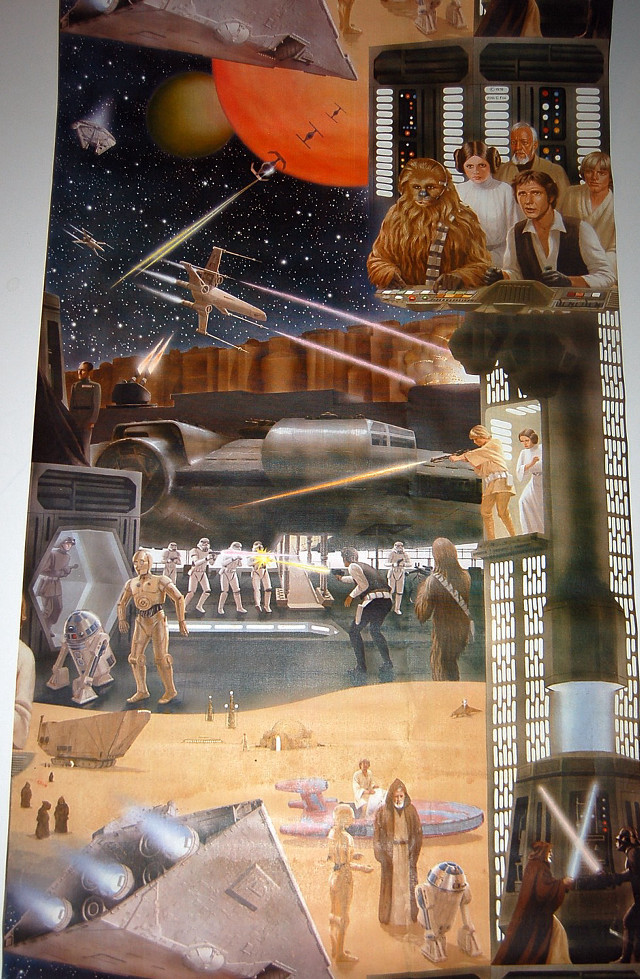 Star wars collage people background free wallpaper for mobile - medium preview image