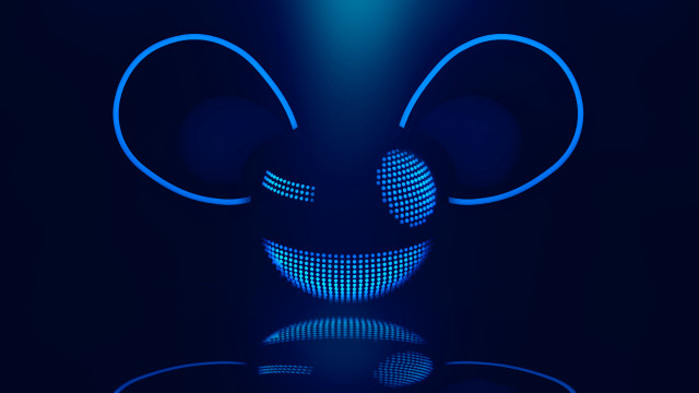 Blue mickey mask reflection dark free wallpaper for desktop - medium preview image