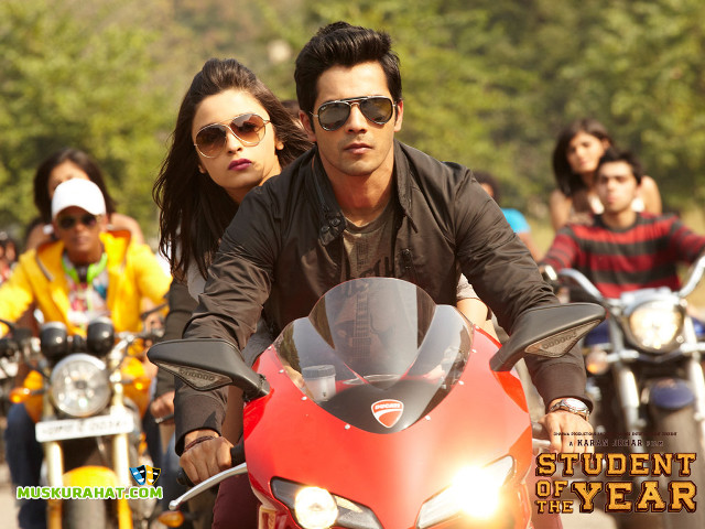 Man woman motorcycle ride road free wallpaper for desktop - medium preview image