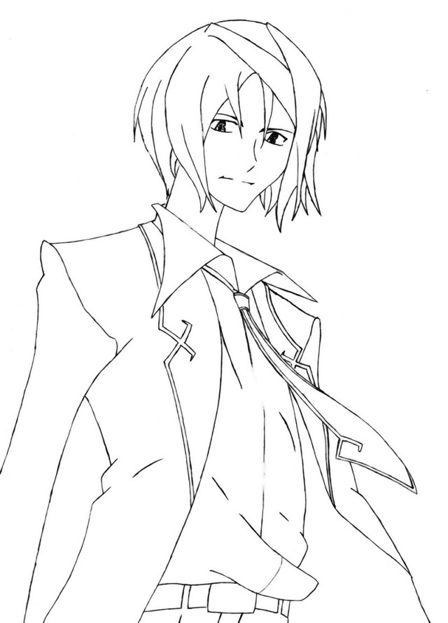 Girl knife jacket drawing art free wallpaper for mobile - medium preview image