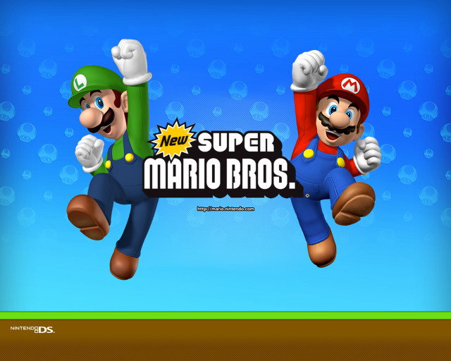 Nintendo bros wallpaper mario luigi free wallpaper for desktop - medium preview image