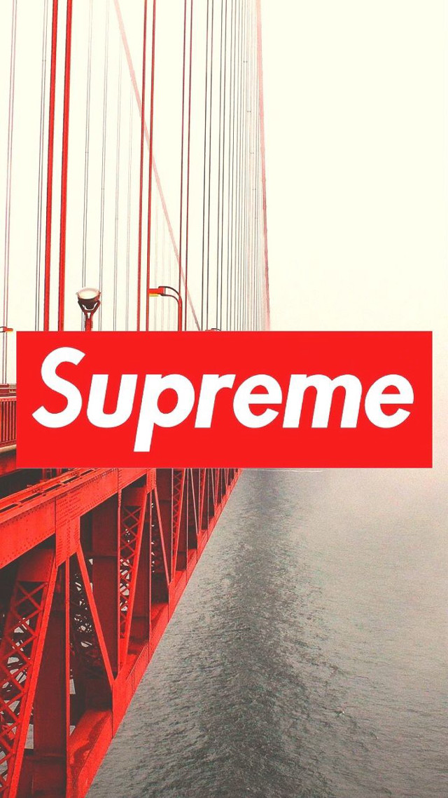 Red supreme bridge water street free wallpaper for mobile - medium preview image